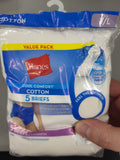 Hanes Cotton Briefs 5 Pack (Large/7)