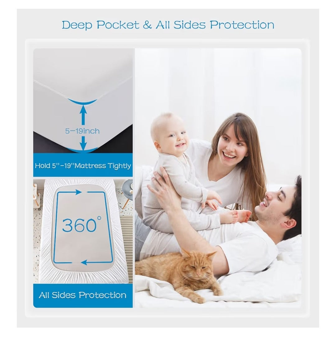 GRT Waterproof Mattress Protector Twin Size