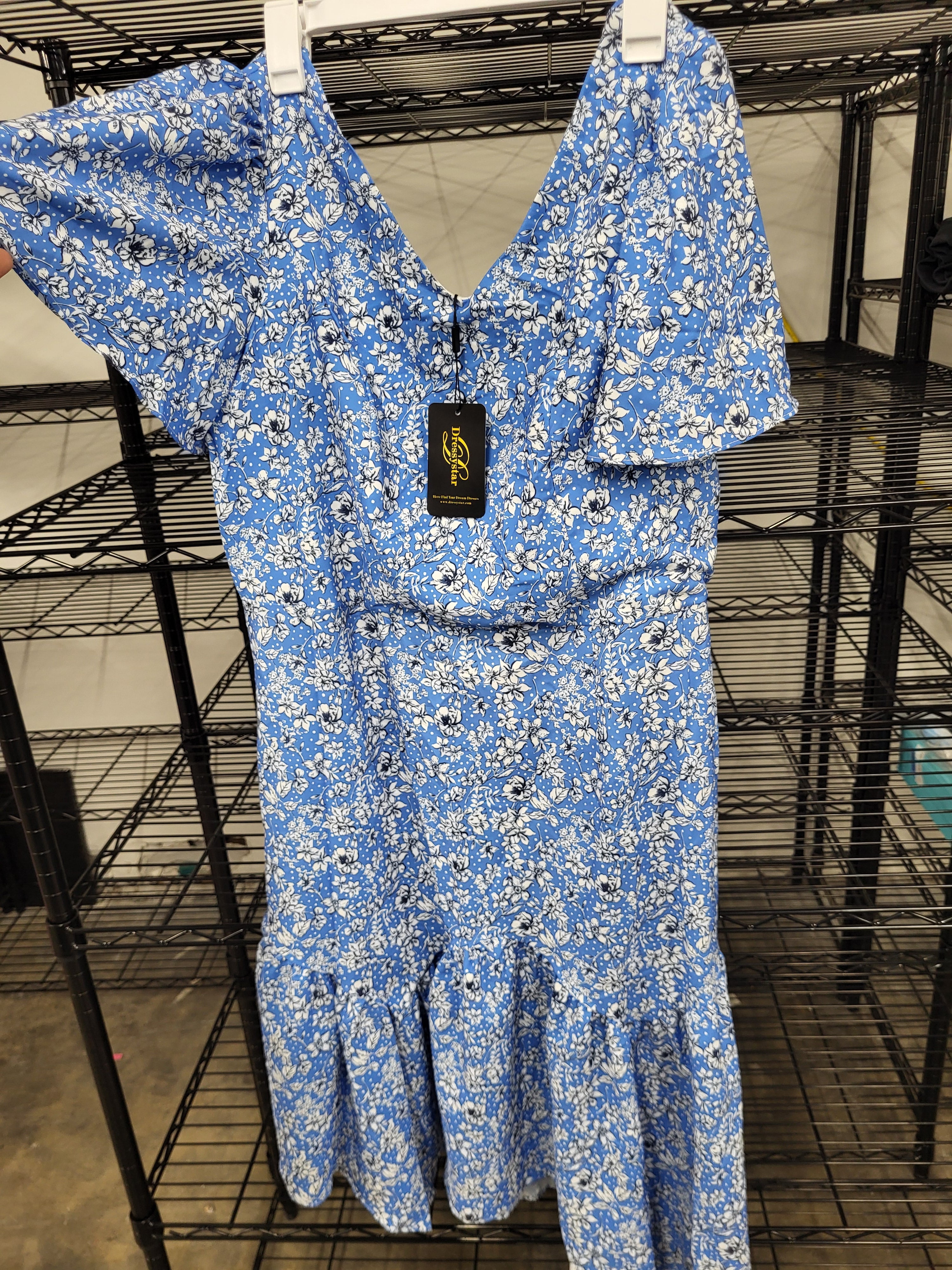 V Neck Summer Dress (2XL)