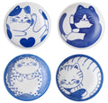 Japanese cute Cat Plate (Set of 4)
