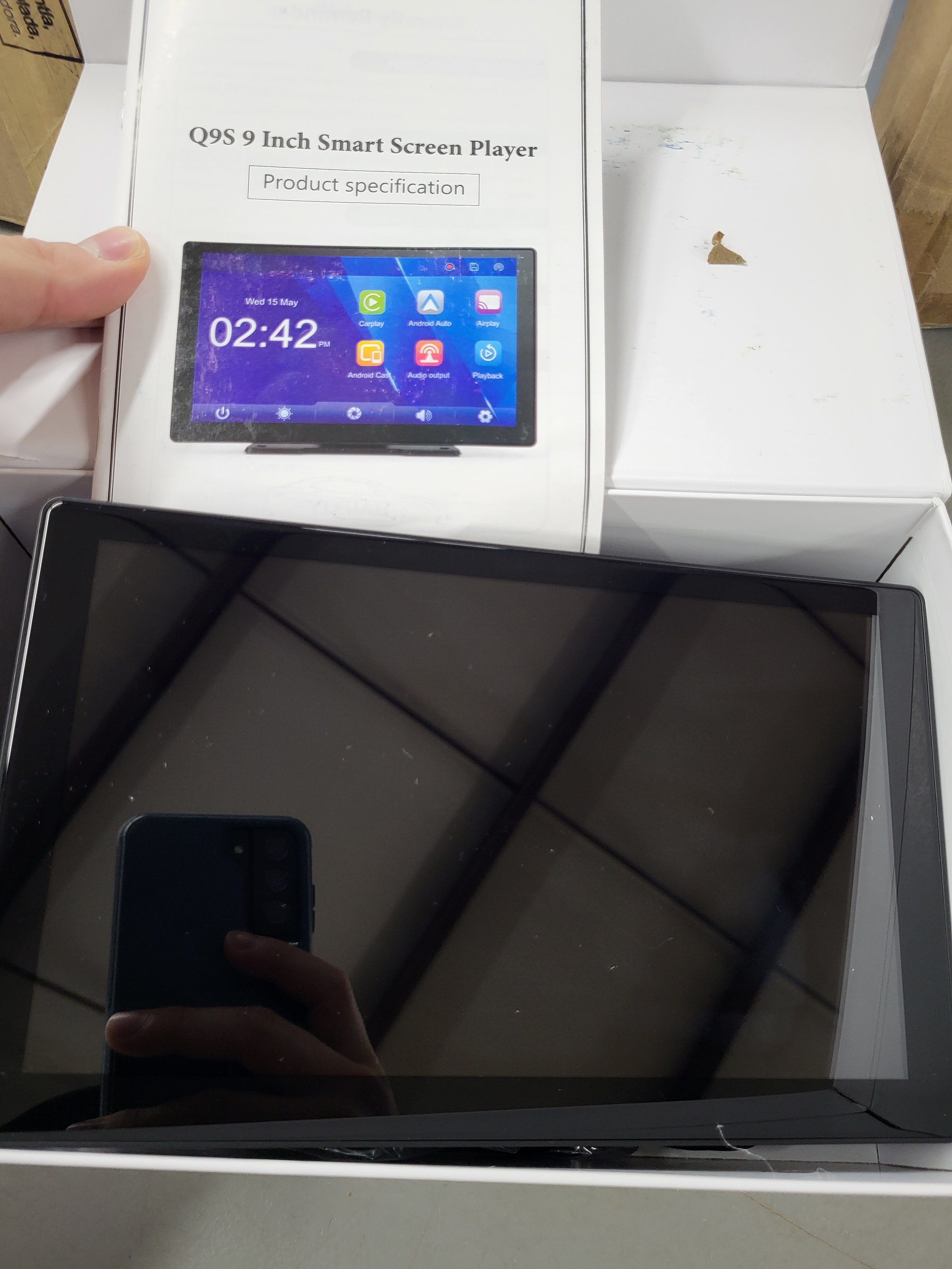 Wireless Smartscreen Stereo 9in