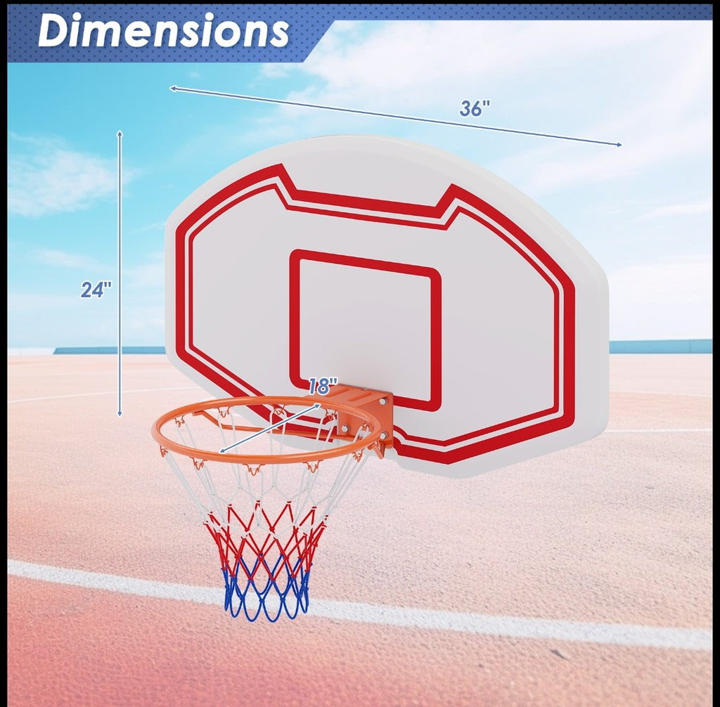 Wall Mounted Basketball Hoop