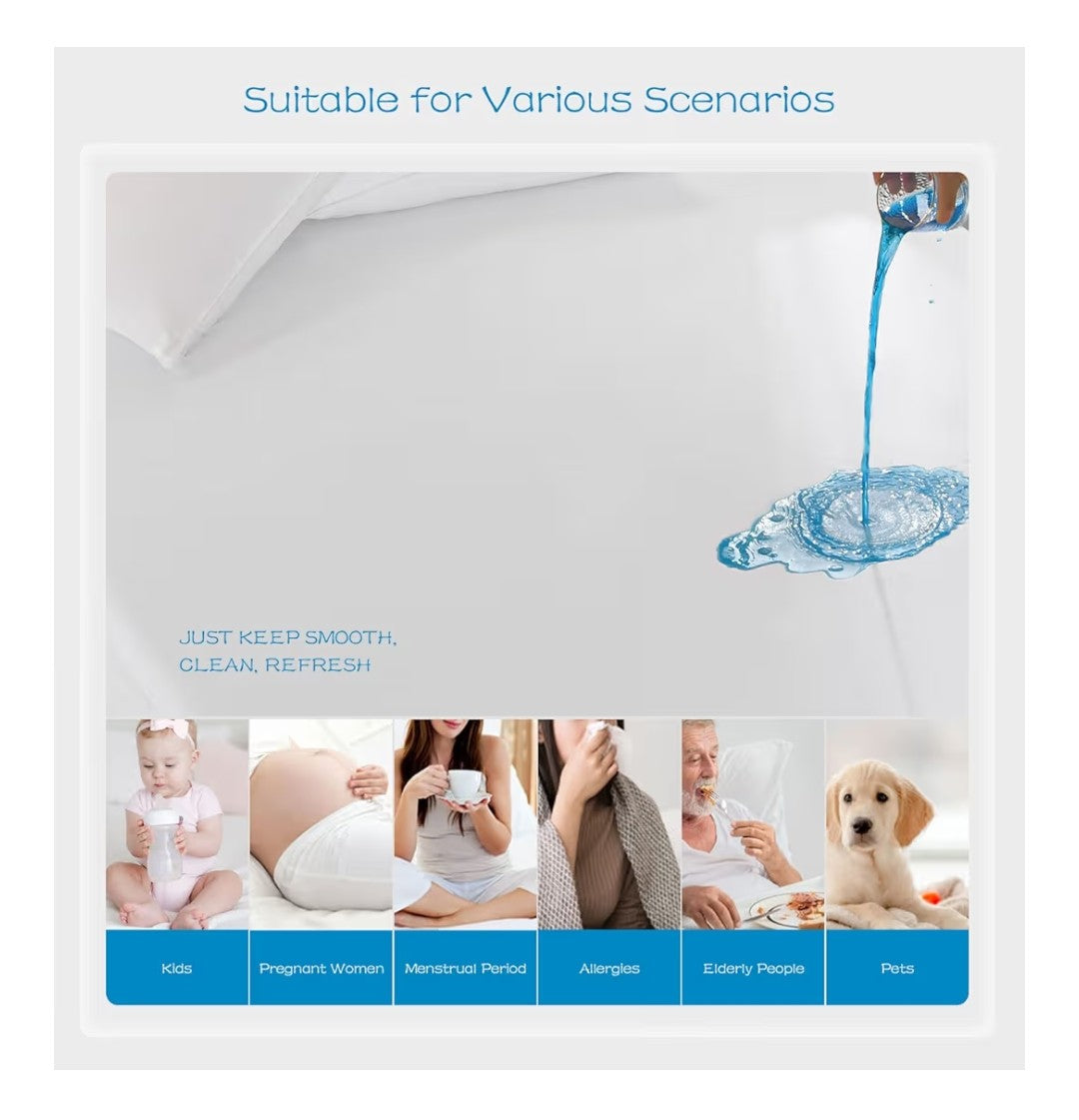 GRT Waterproof Mattress Protector Twin Size