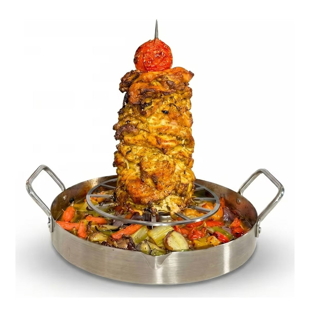 The Uproaster All-In-One Vertical Roast Pan