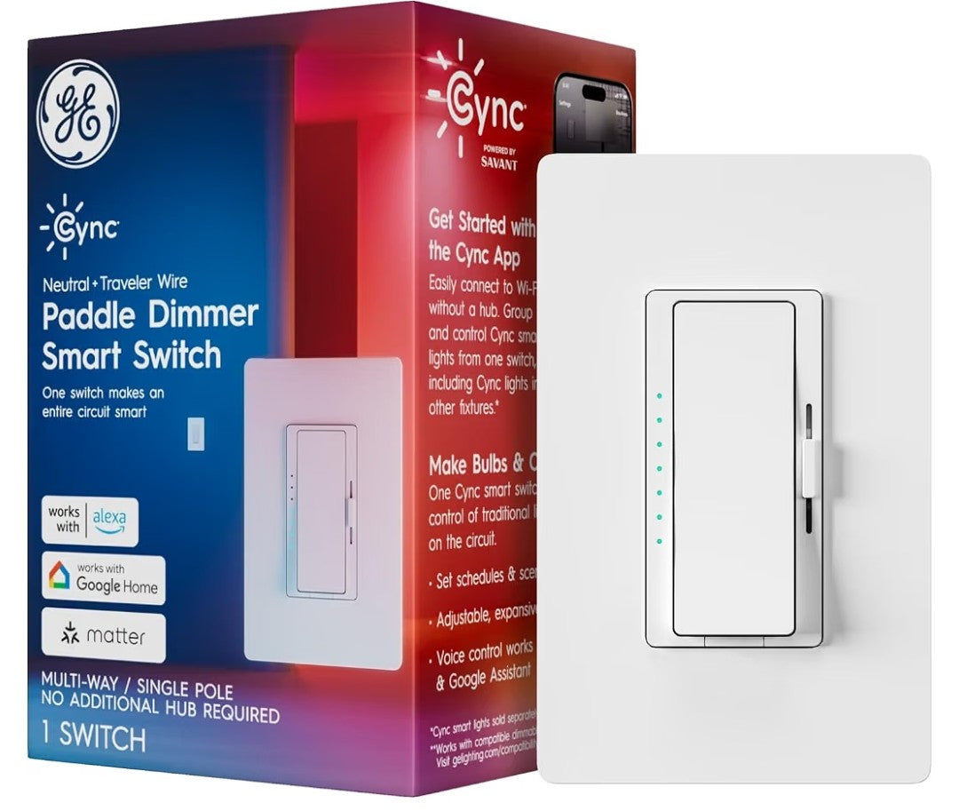 GE Cync Paddle Dimmer Smart Switch