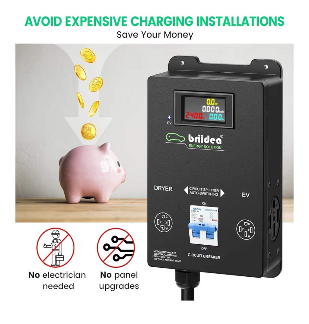 Briidea Automatic Power Switch for Dryer and EV