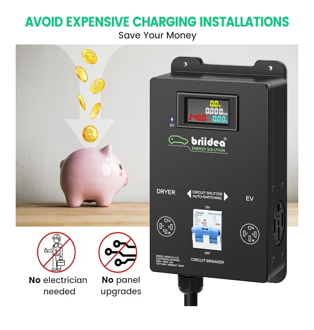 Briidea Automatic Power Switch for Dryer and EV