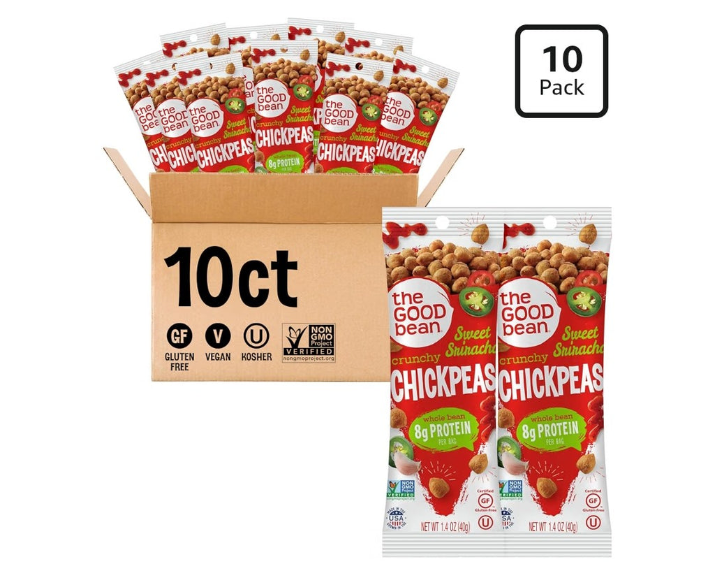 Crunchy Chickpeas, Sweet Siracha (10 pack)
