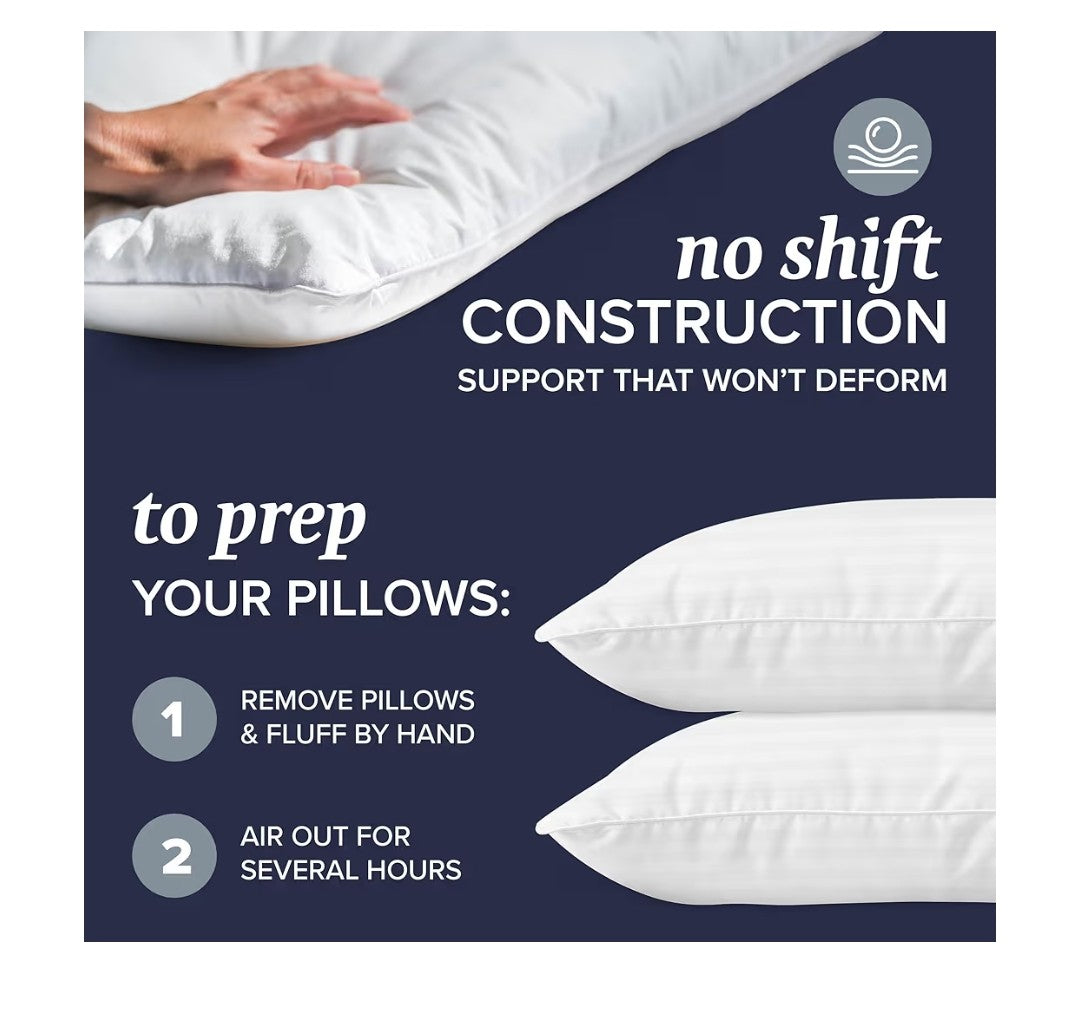 Beckham Hotel Collection Pillows Standard Size Down Alternative