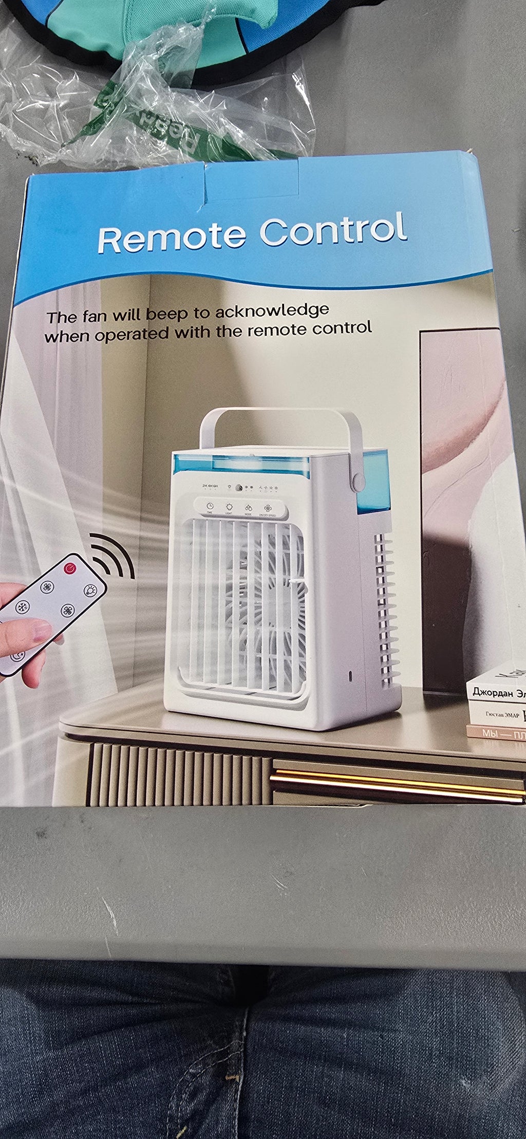 Portable Air Conditioners, 4-Speed Mini Air Conditioner, 3-in-1 Personal Cooling Fan,