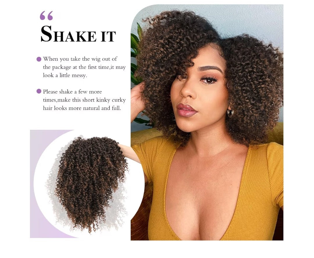 Quantum Afro Curly Wig