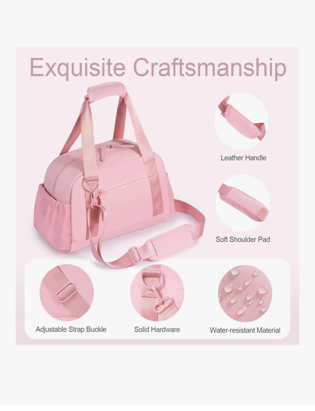 Pink Mini Tote Bag
