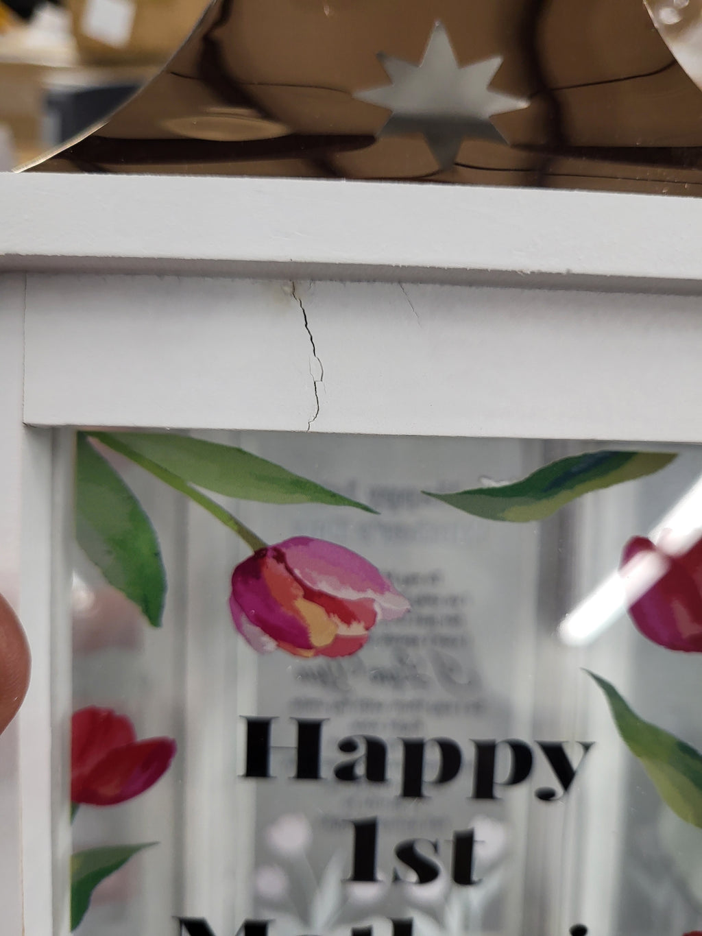 Homazing First Mothers Day Birthday Gifts for New Mom, Daughter, Daughter in Law - 1st Time Mothers Day Gifts Lantern - New Mom Gifts First Time Mother Presents