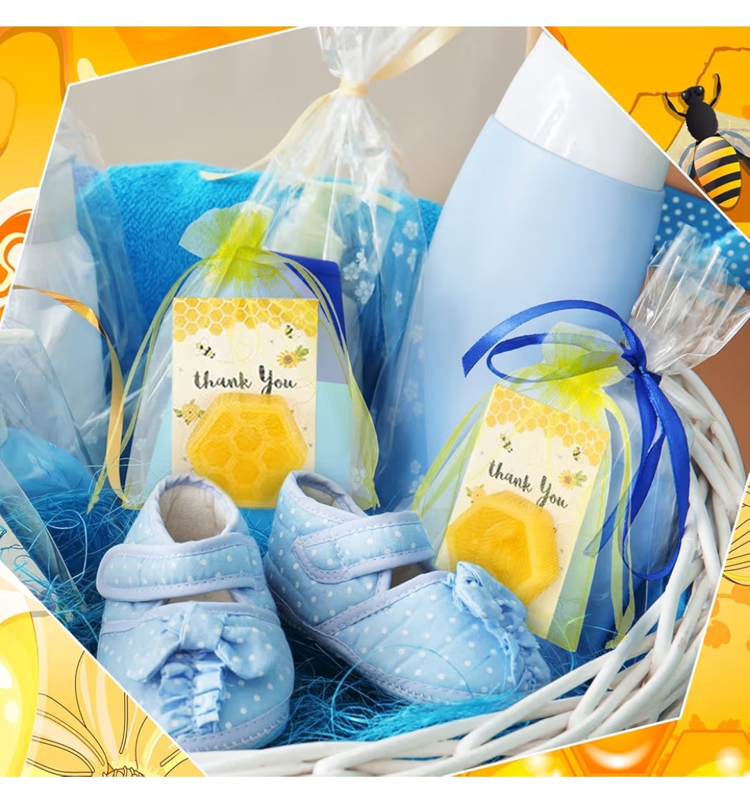 Bee Themed Baby Shower Favors (48pcs)