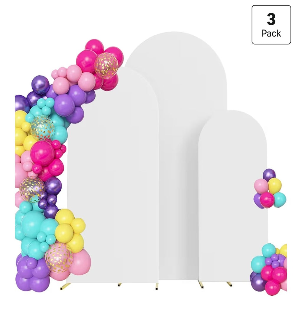Arch Backdrop Cover Multiple Sizes (3 Pack)