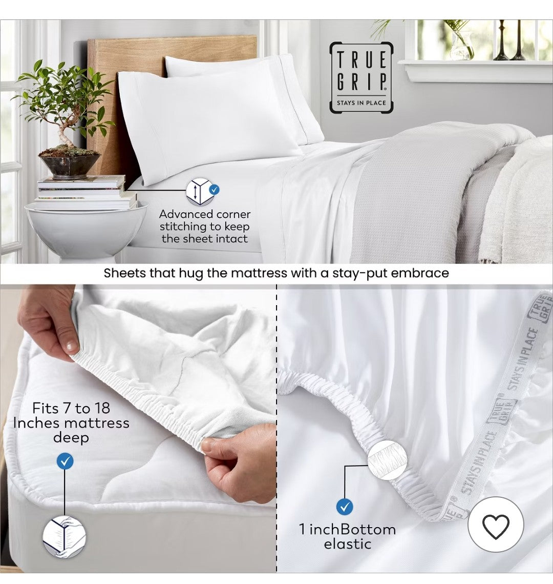 Aireolux 4 piece Sheet Set (Queen)