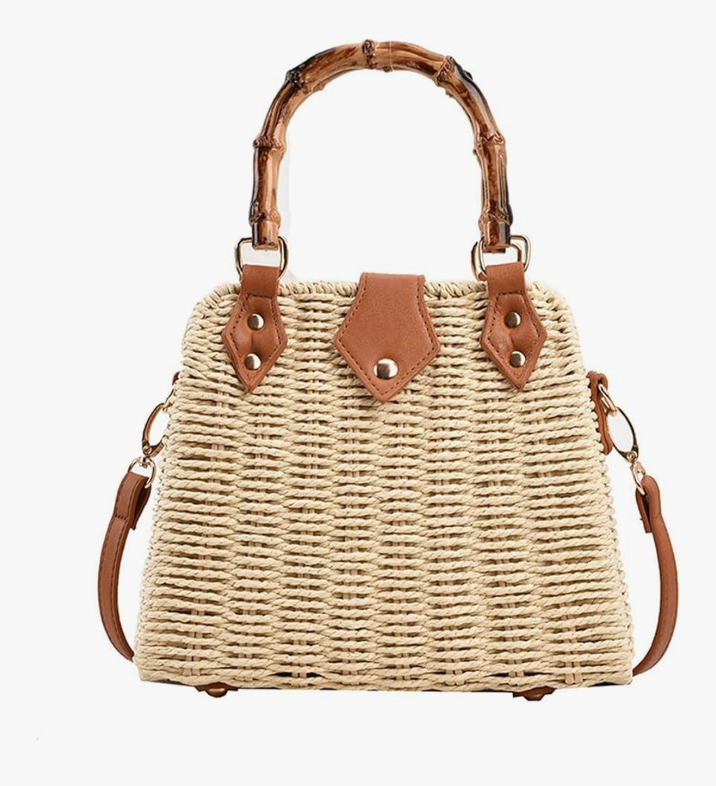 Straw Crossbody Purse