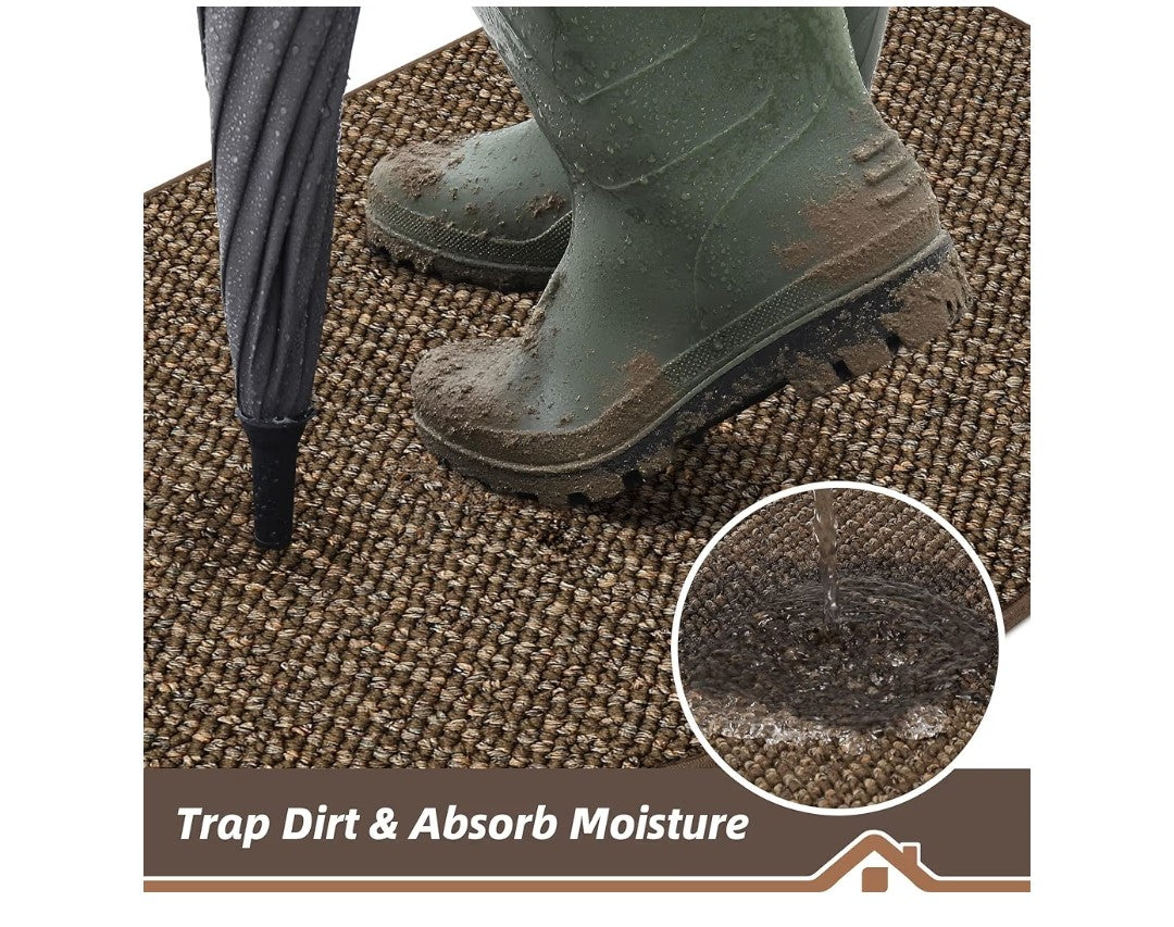 Dirt Trapper Door Mat Half Circle 32in x 48in