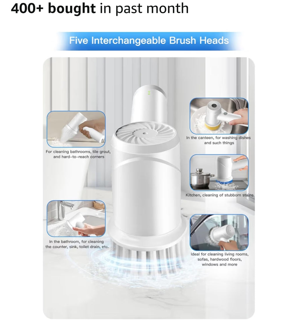 Electric Spin Scrubber - Cordless IPX7