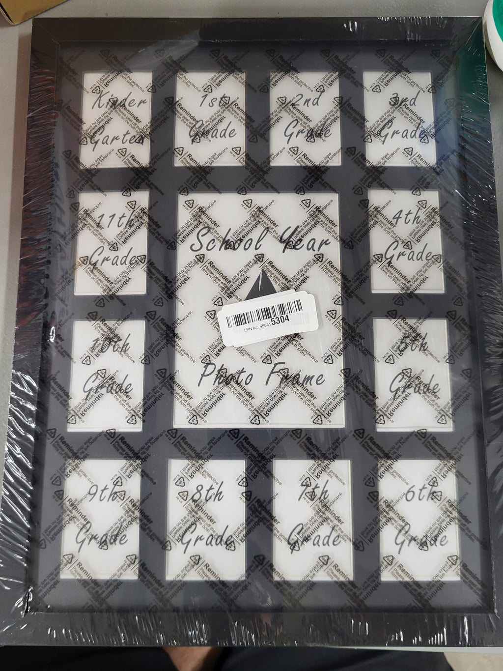 K-12 School Year Picture Frame