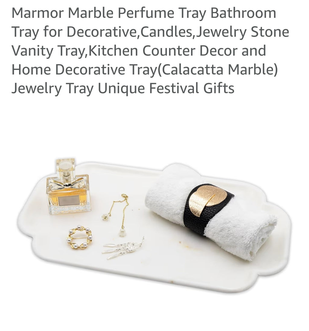 Marmor Marble Perfume Tray Bathroom Tray