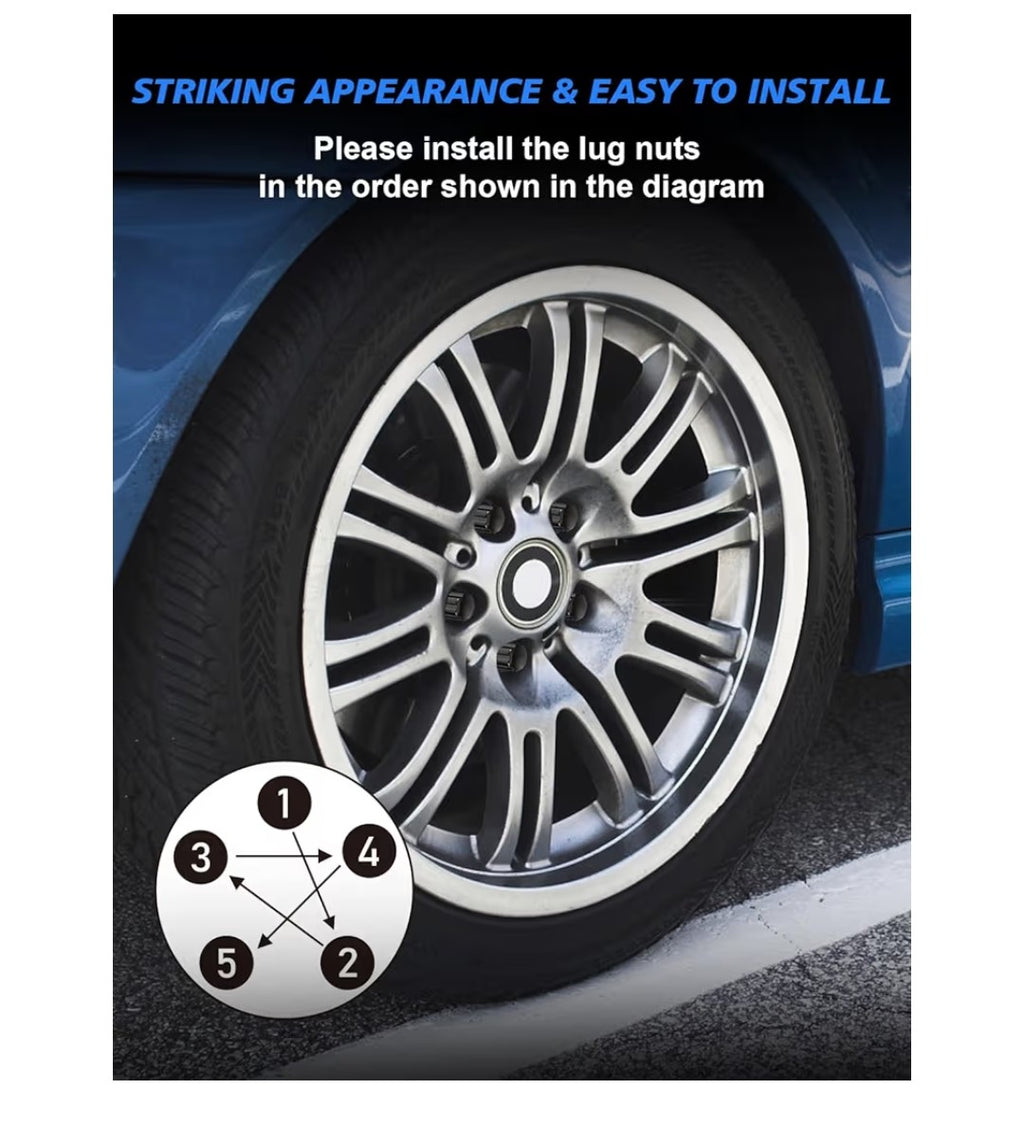Tagmore M12x1.5 Spine Lug Nuts (20 Count w Lug Tool)