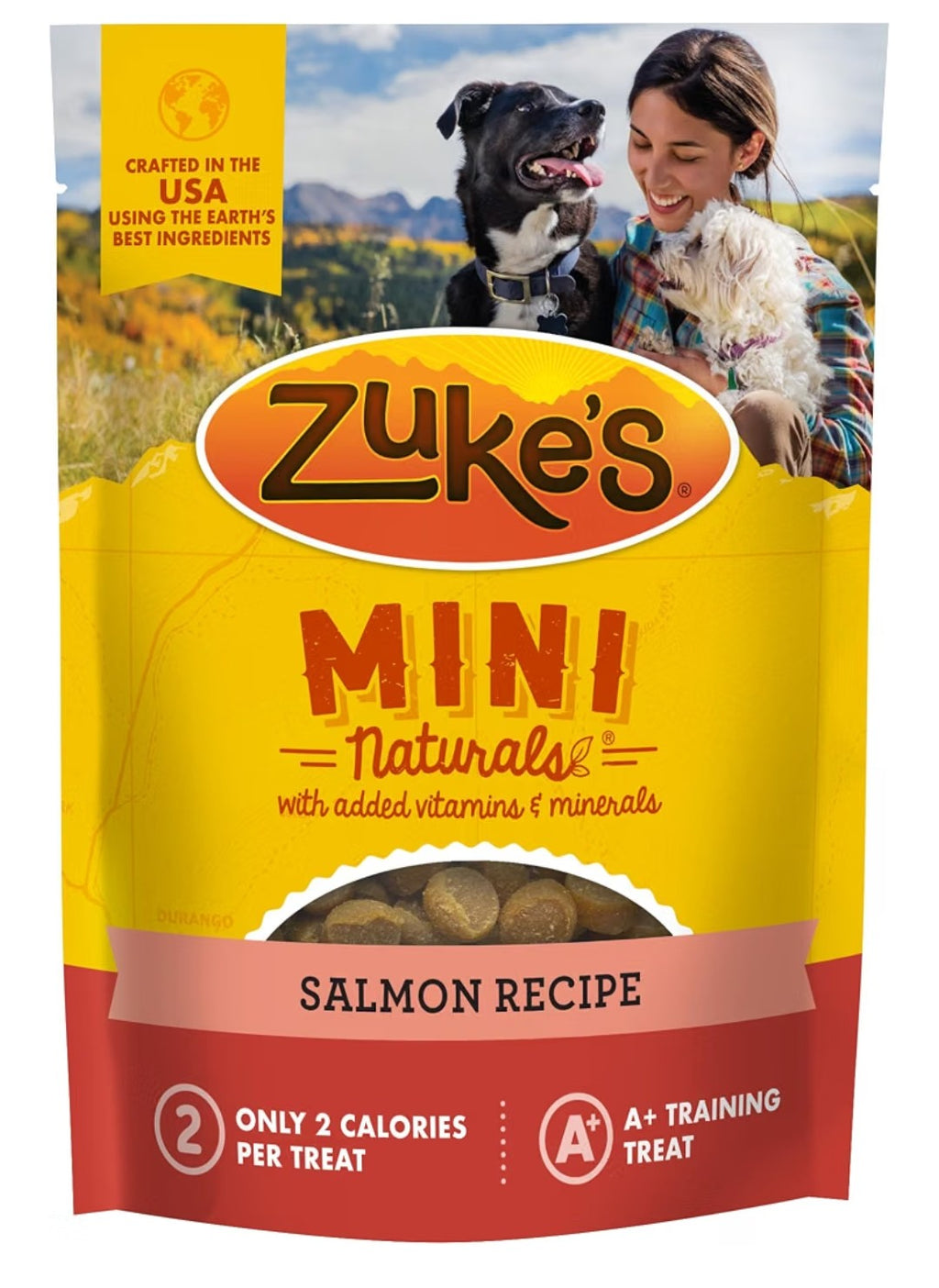 Zuke's Mini Natural Dog Training Treats, Salmon Recipe (16oz)