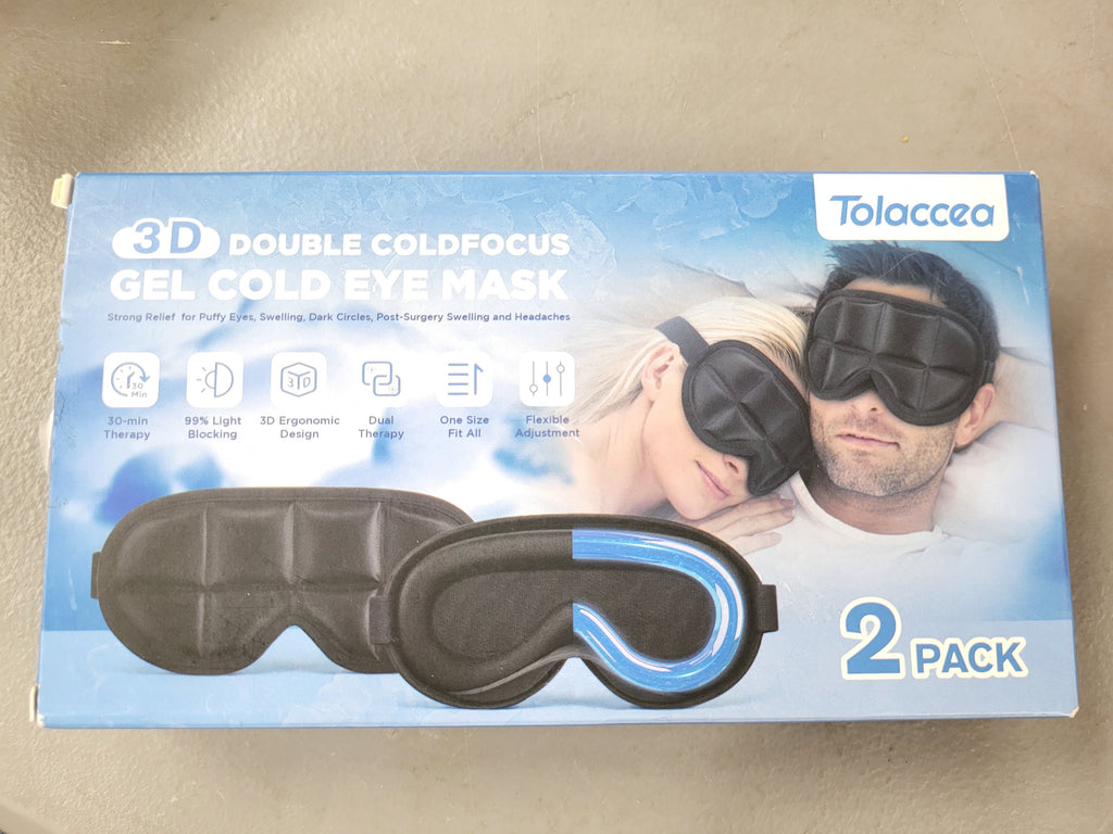 Tolaccea Gel Cold Eye Mask 2 pack
