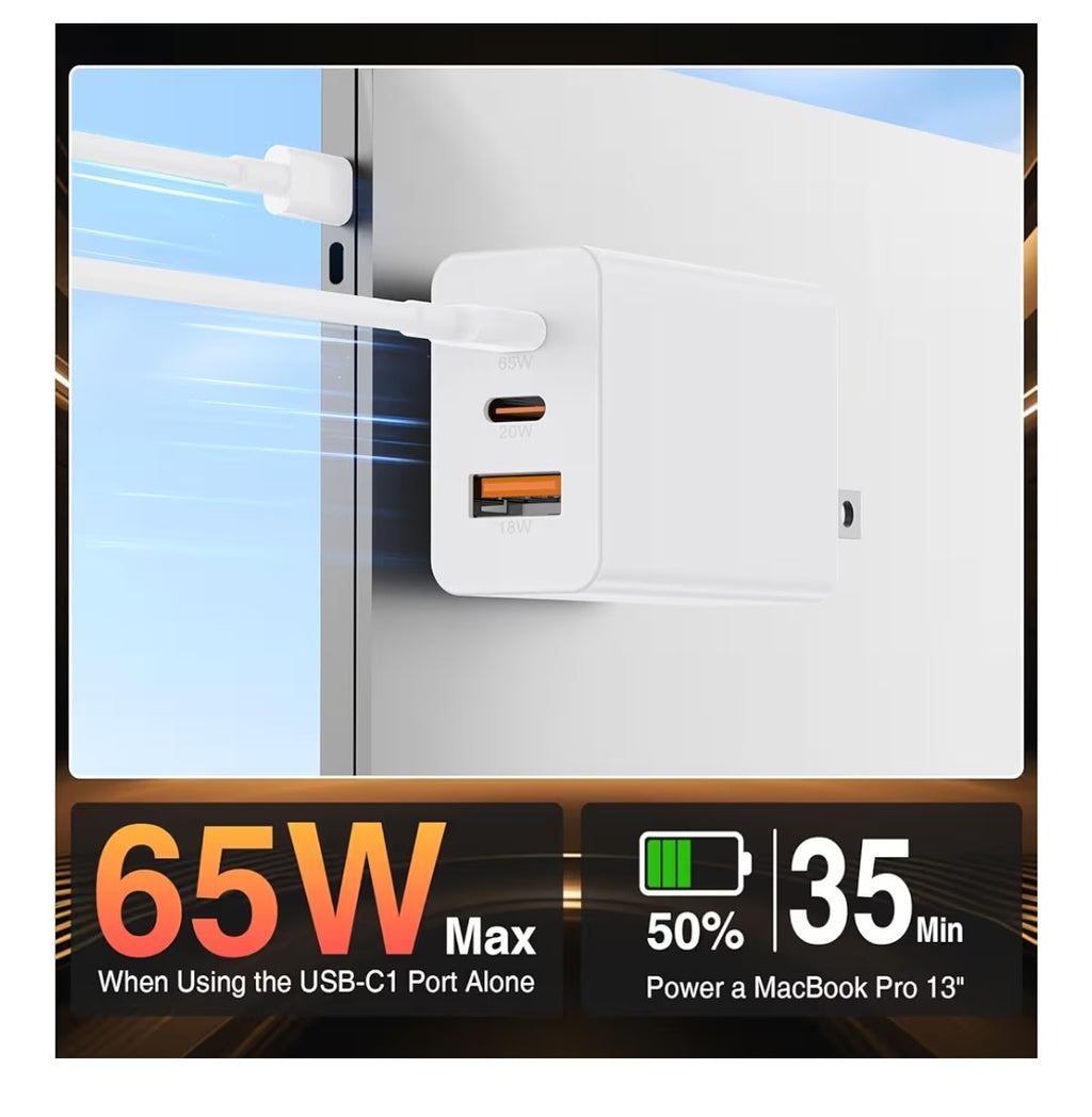 100W Super Fast Charger PD/QC 3.0