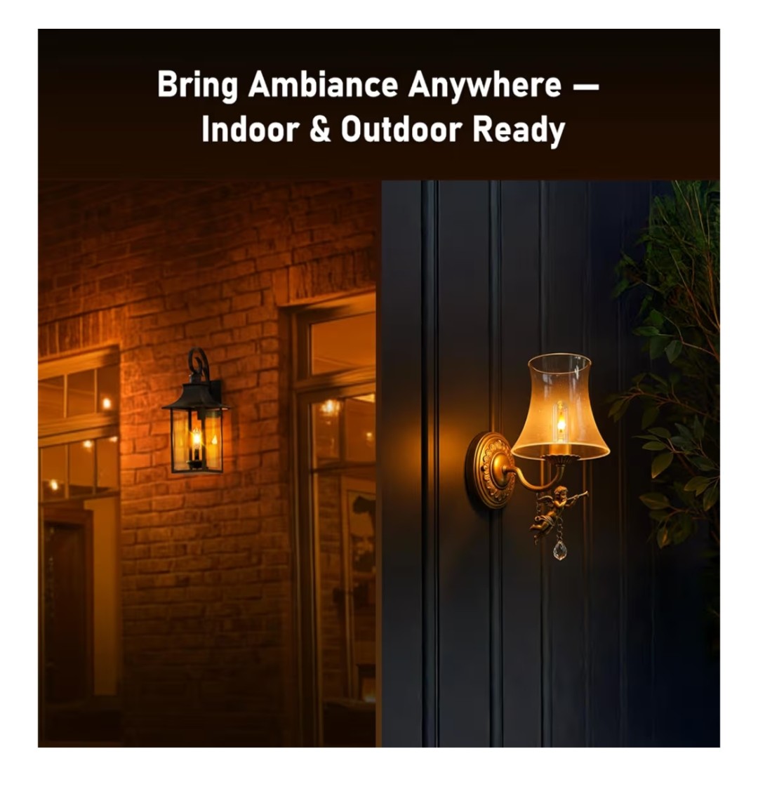 LEad Flame Bulb 4 pack
