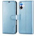 TUCCH Case Wallet for iPhone 16 5G, [RFID Blocking] 4 Card Holder Stand [Shockproof.