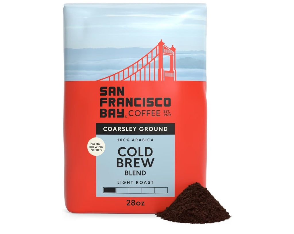 San Francisco Bay Coffee Cold Brew Blend Ground Coffee (28oz)