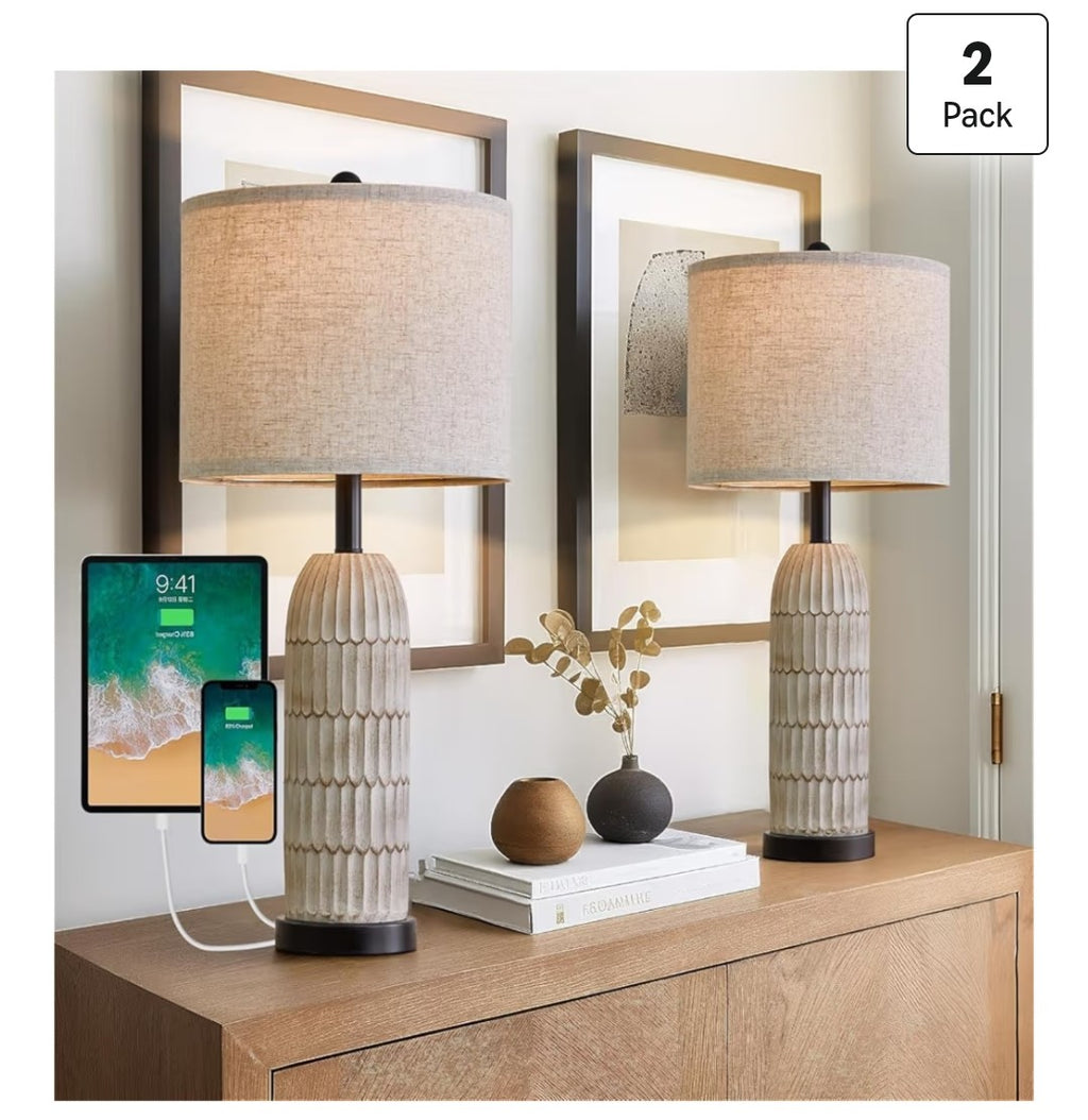OYEARS Table Lamp (2 pack)