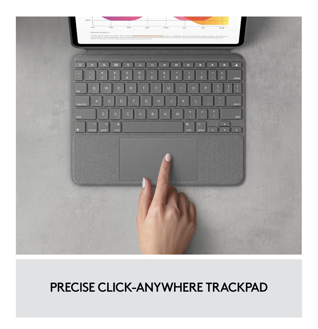 Logitech Combo Touch iPad Air Keyboard Case, Detachable
