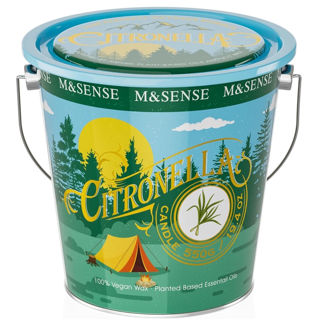 Citronella Candle, Lemon Verbena Rose (19.4oz)