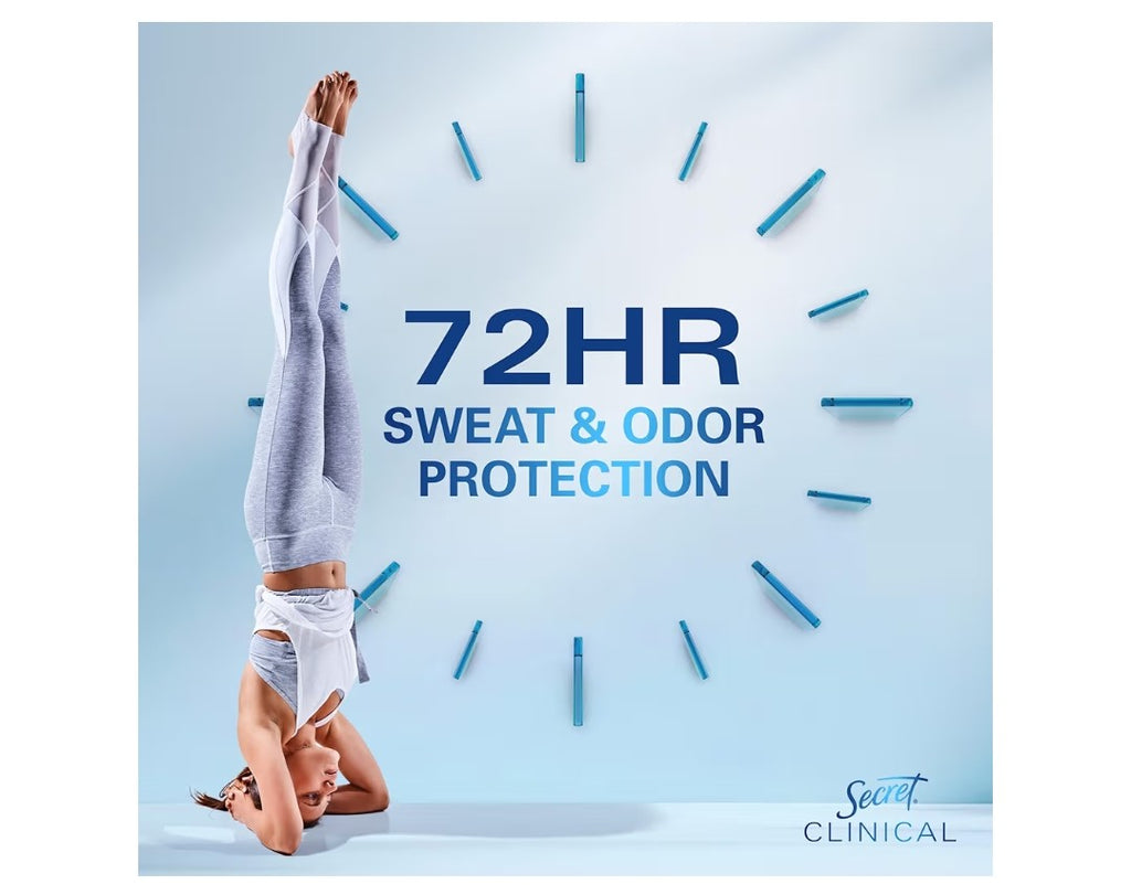 Secret Clinical Strength Antiperspirant Deodorant for Women (3 pack)