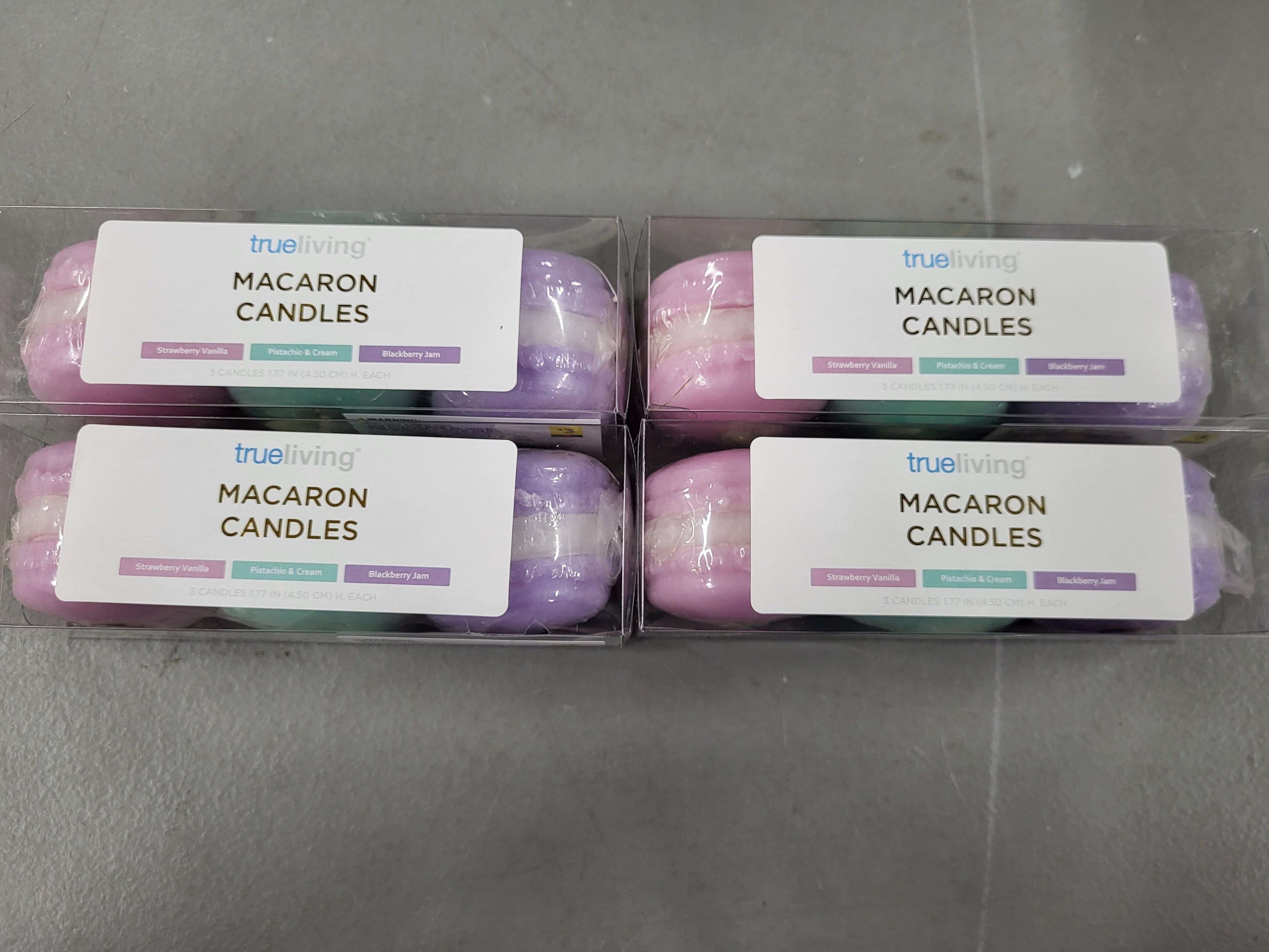 Trueliving Macaron Candles (12 candles)