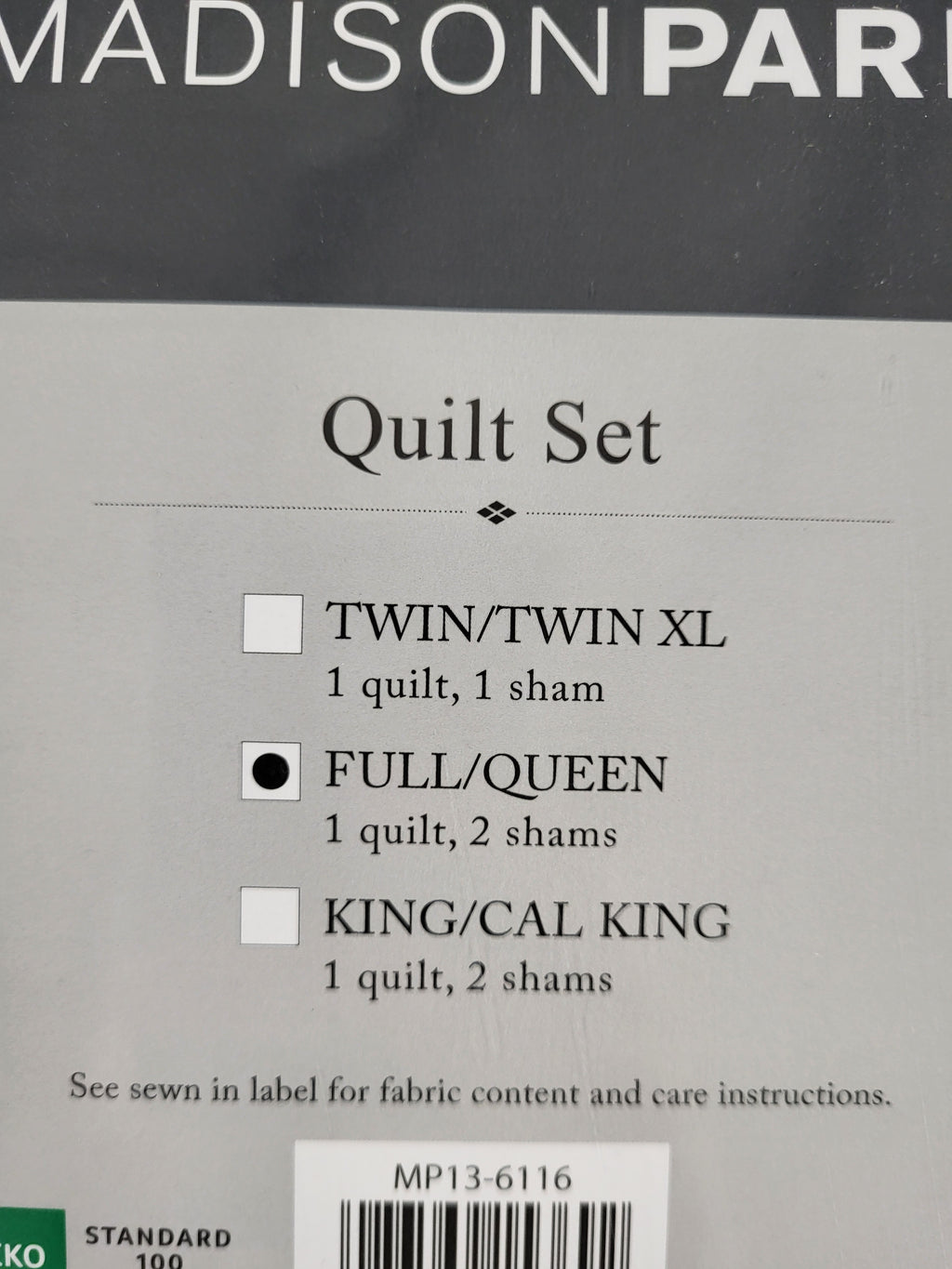 Madison Park Keaton Reversible Quilt Set (Full/Queen)