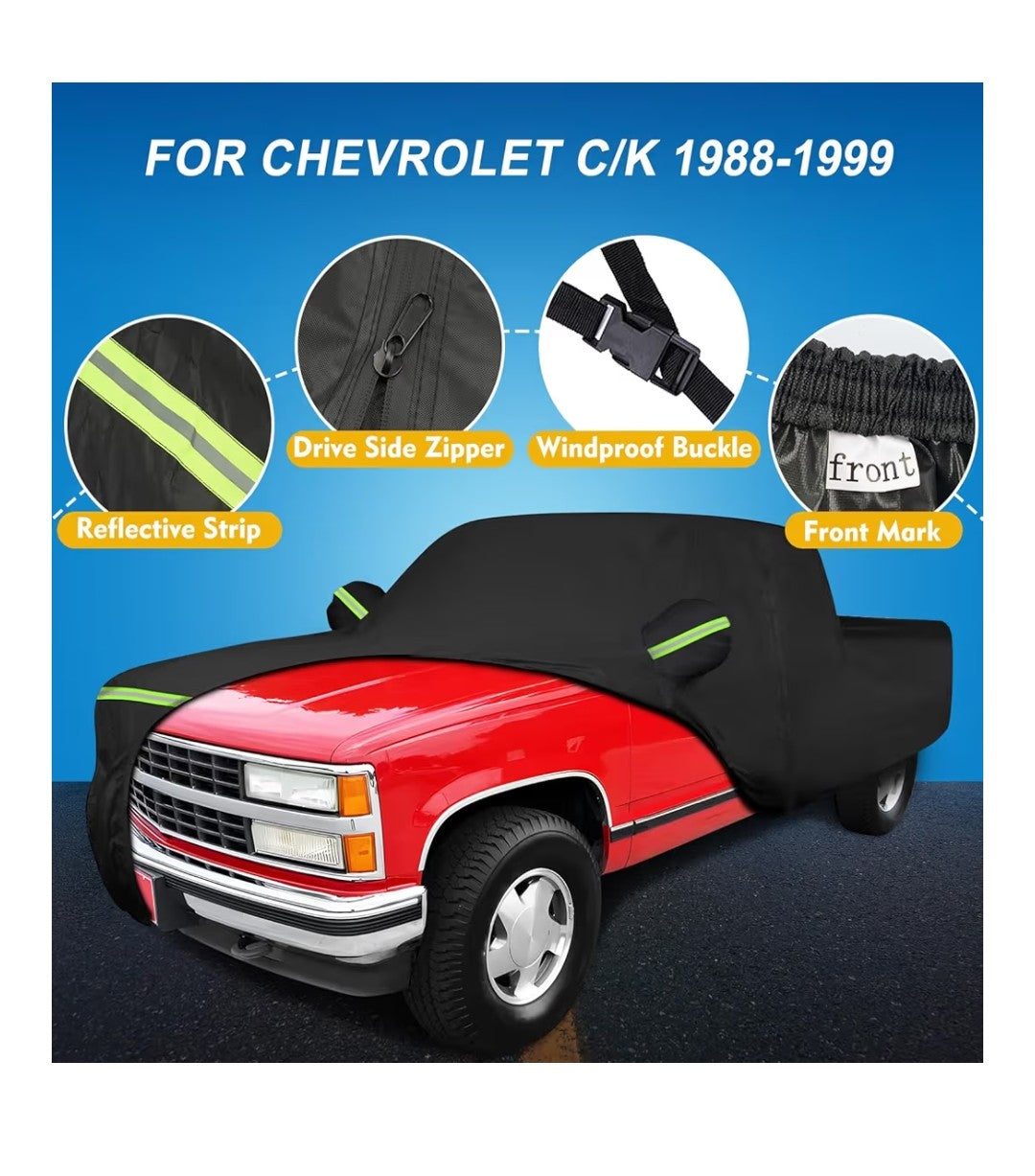Waterproof Truck Cover 1988-1999 Chevy 1500, 2500, 3500