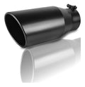 Powdercoat Black Exhaust Tip 3.5in Inlet