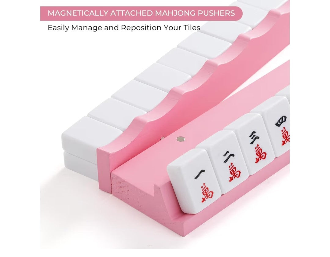 Mahjong Racks with Pushers 17 1/2in