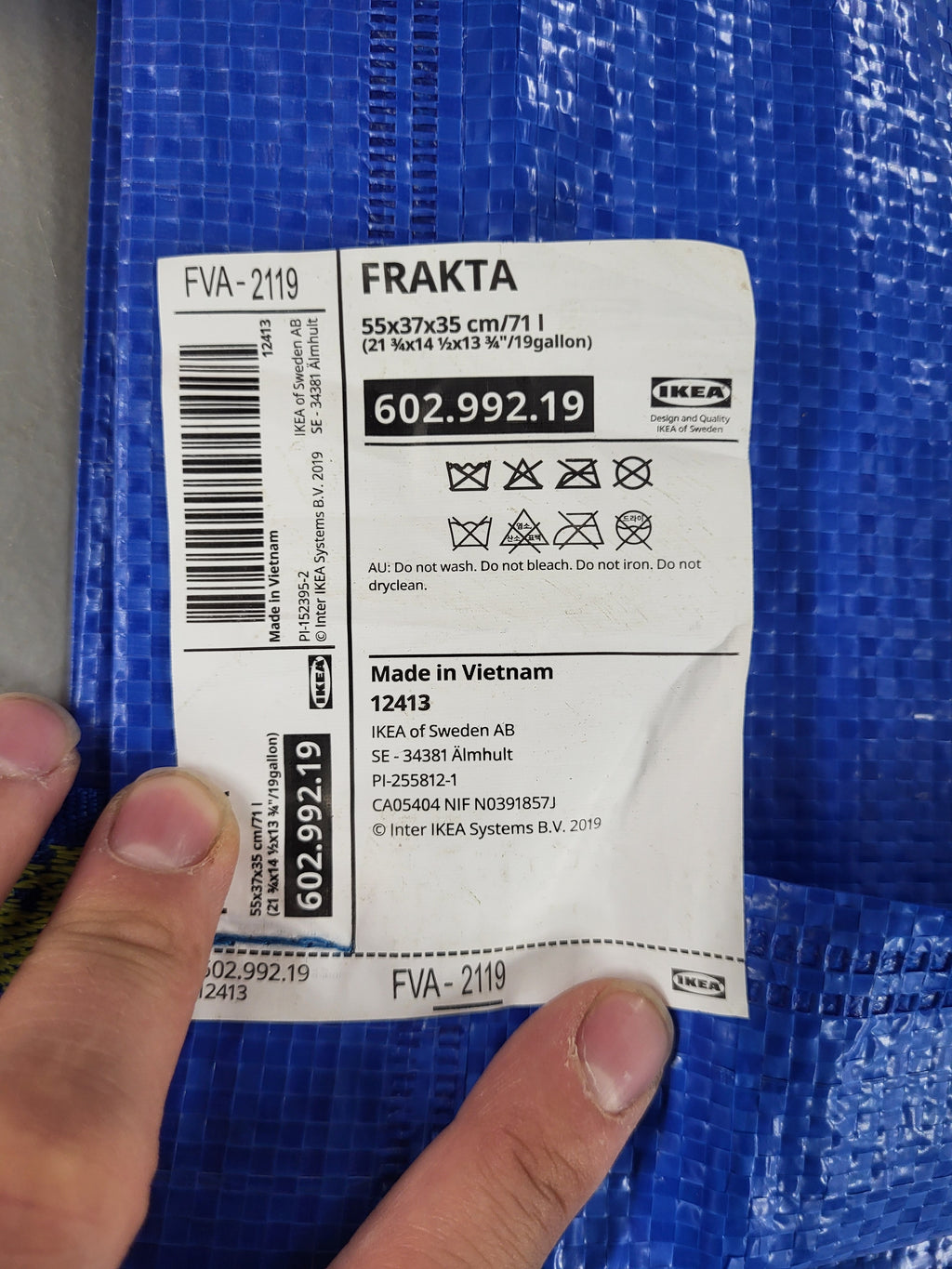 IKEA Bags 19 Gallon pack of 7
