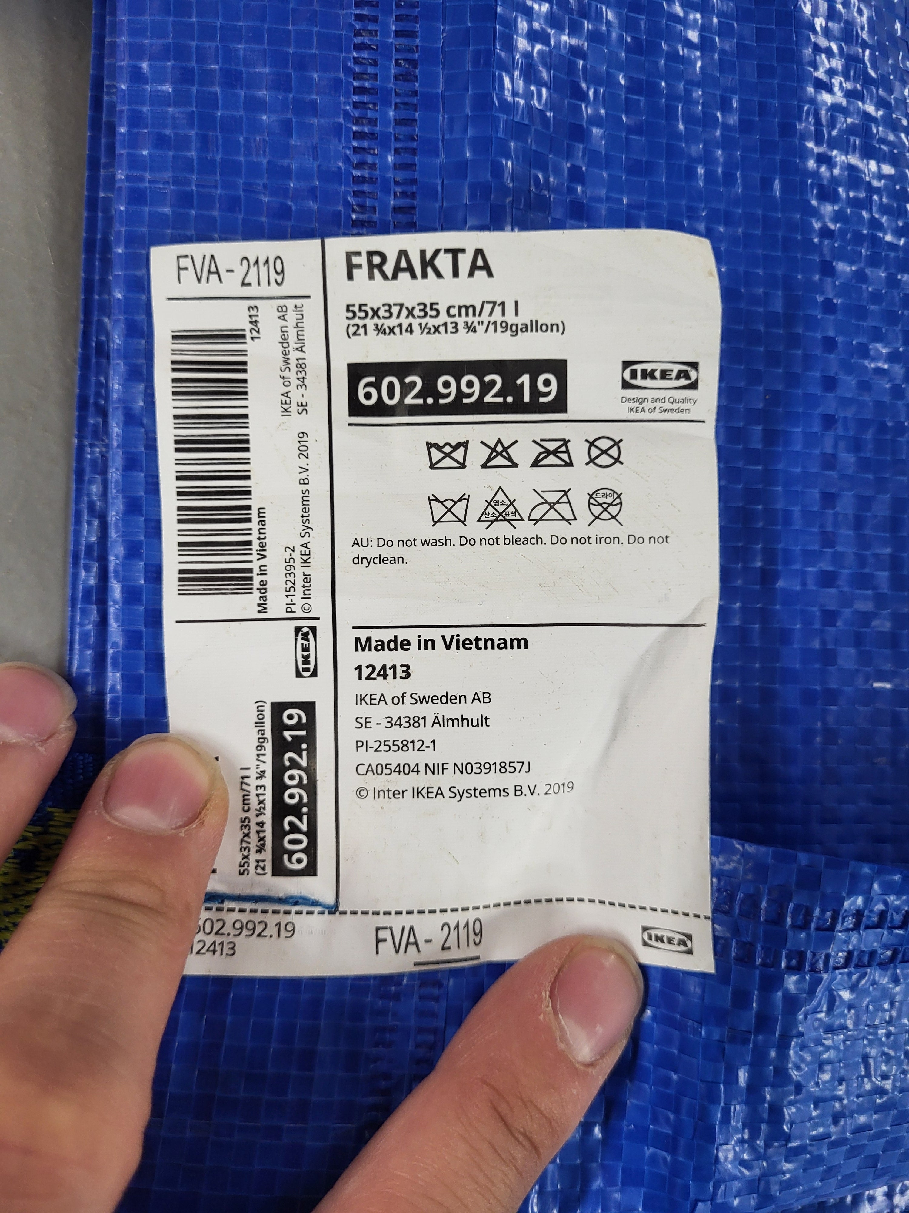 IKEA Bags 19 Gallon pack of 7