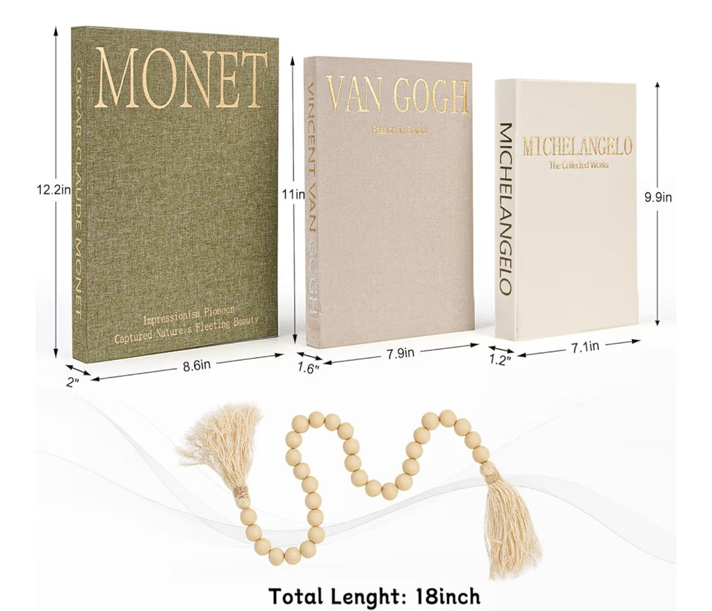 Aesthetic Decorative Books for Home Decor.