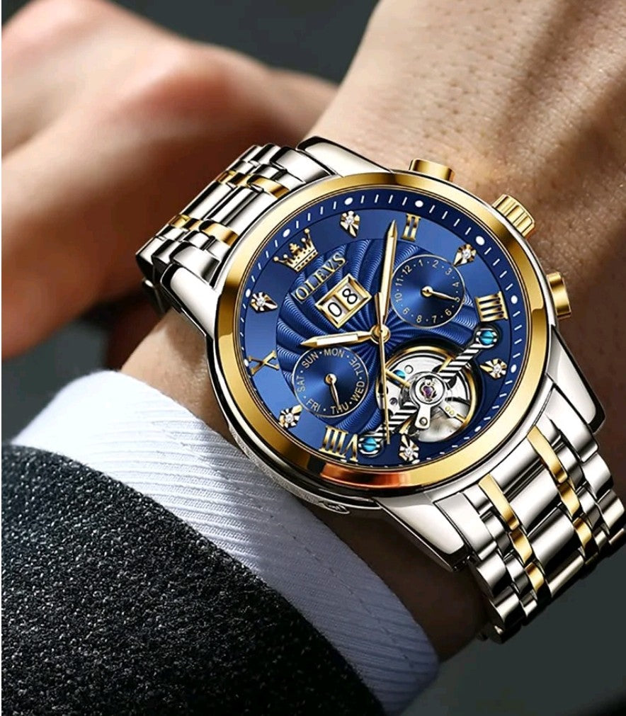 OLEVS Automatic Skeleton Watch