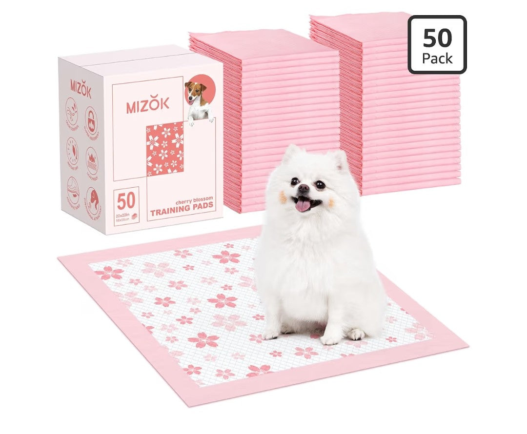 Puppy pads 22x22in 50 pack
