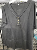 Loose Fit V Neck Shirt (2XL)