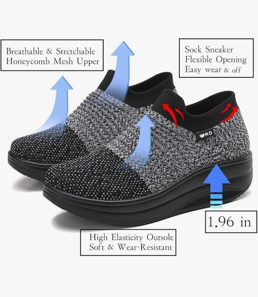 Slip On Walking Shoe (Size 9.5)