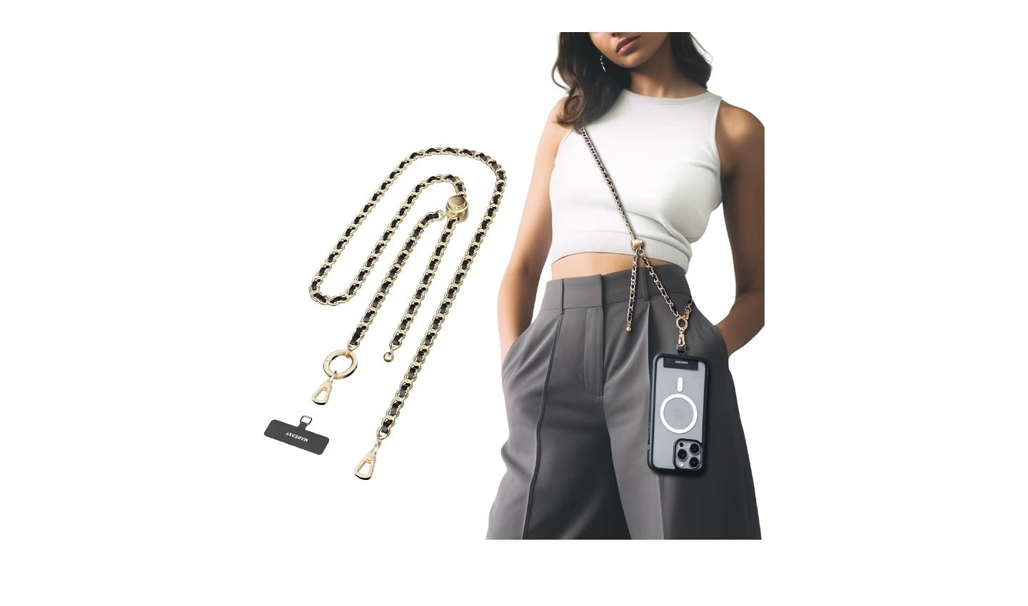 MAGEASY Cell Phone Chain Lanyard Crossbody