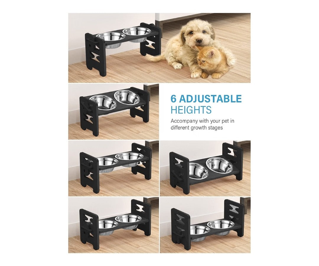 Adjustable Elevated Dog Bowls